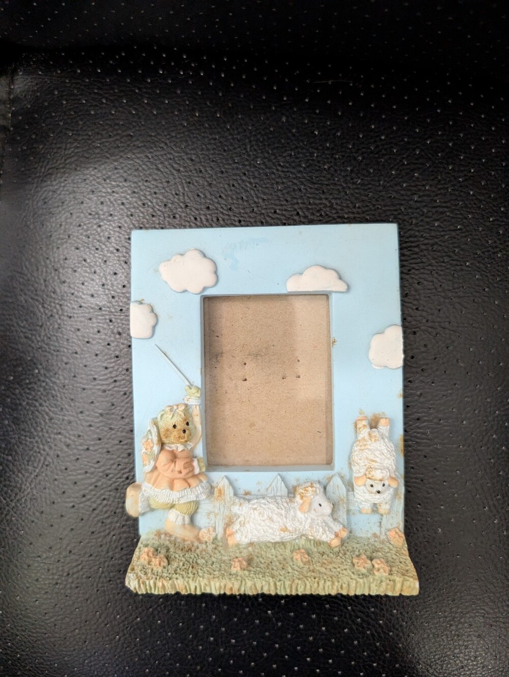 Blue Nursery Animal Photo Frame - Baby-Themed Home Accent
